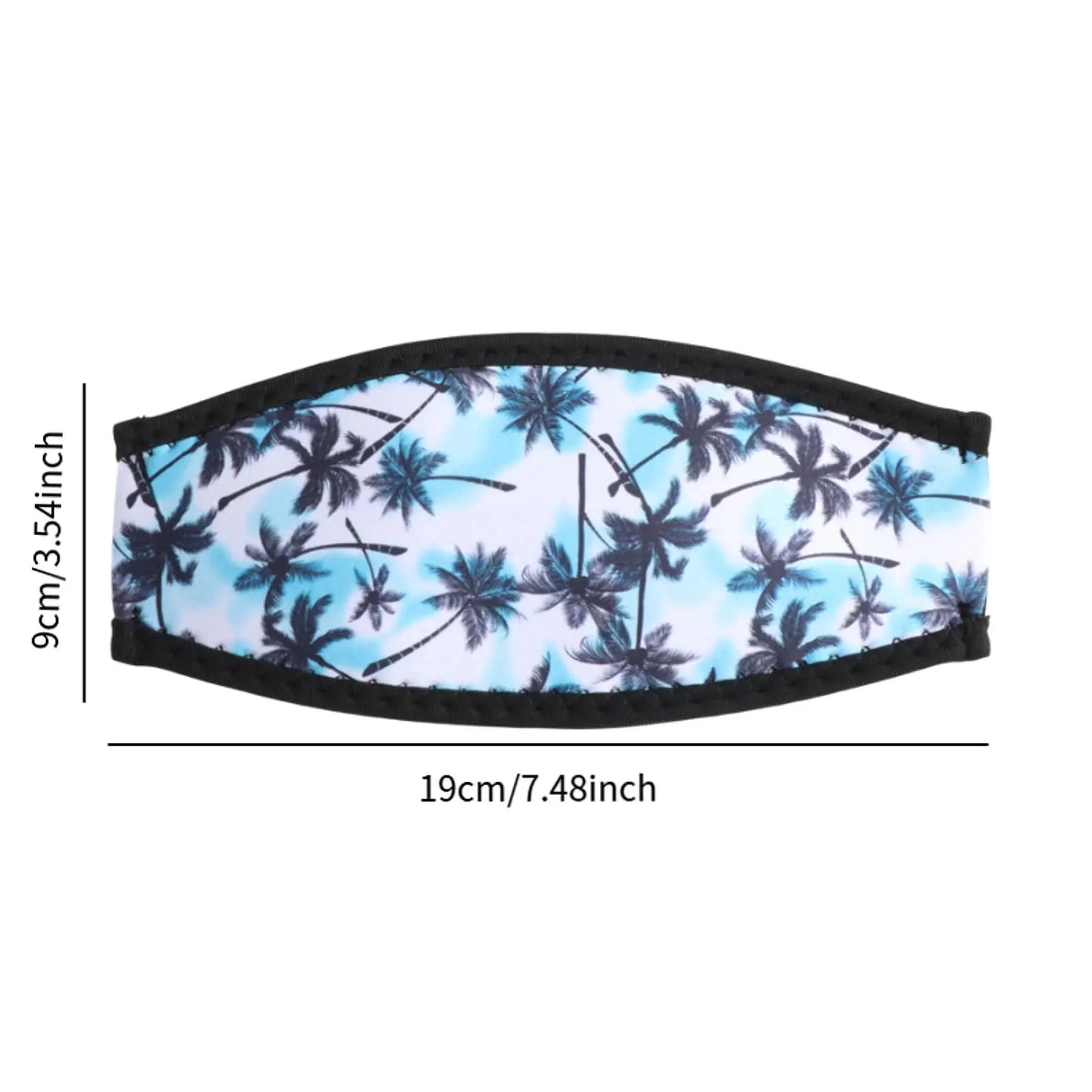 Diving Strap Cover Mask Straps Snorkel Head Strap Elastic Band Mask Slap Straps Protect Long Hair Band Scuba Gear Accessories