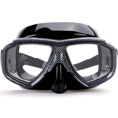 Myopia scuba diving Mask Snakeskin anti fog for spearfishing gear swimming masks googles nearsighted lenses short-sighted