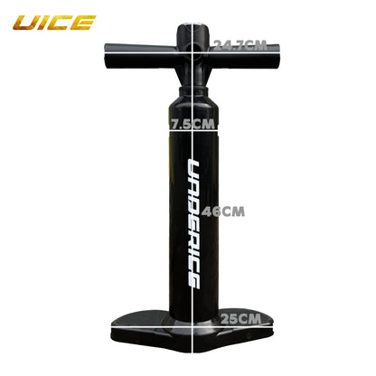 UICE 29psi High Pressure Inflation Air Hand Pump Detachable Handle SUP Stand up Paddle Board Surfboard Inflatable Boat Kayak