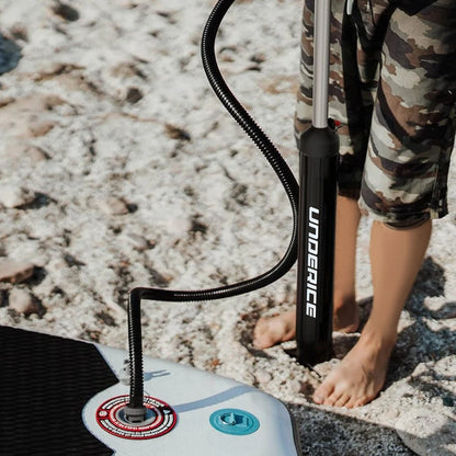 UICE 29psi High Pressure Inflation Air Hand Pump Detachable Handle SUP Stand up Paddle Board Surfboard Inflatable Boat Kayak