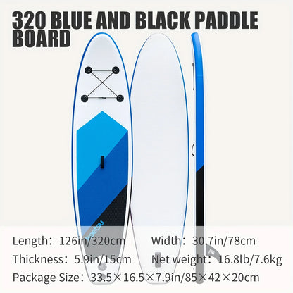 KOETSU 320 Inflatable SUP Standing Paddle Single Board,  for Outdoor Water Sports, Surfing, Rowing, Leisure