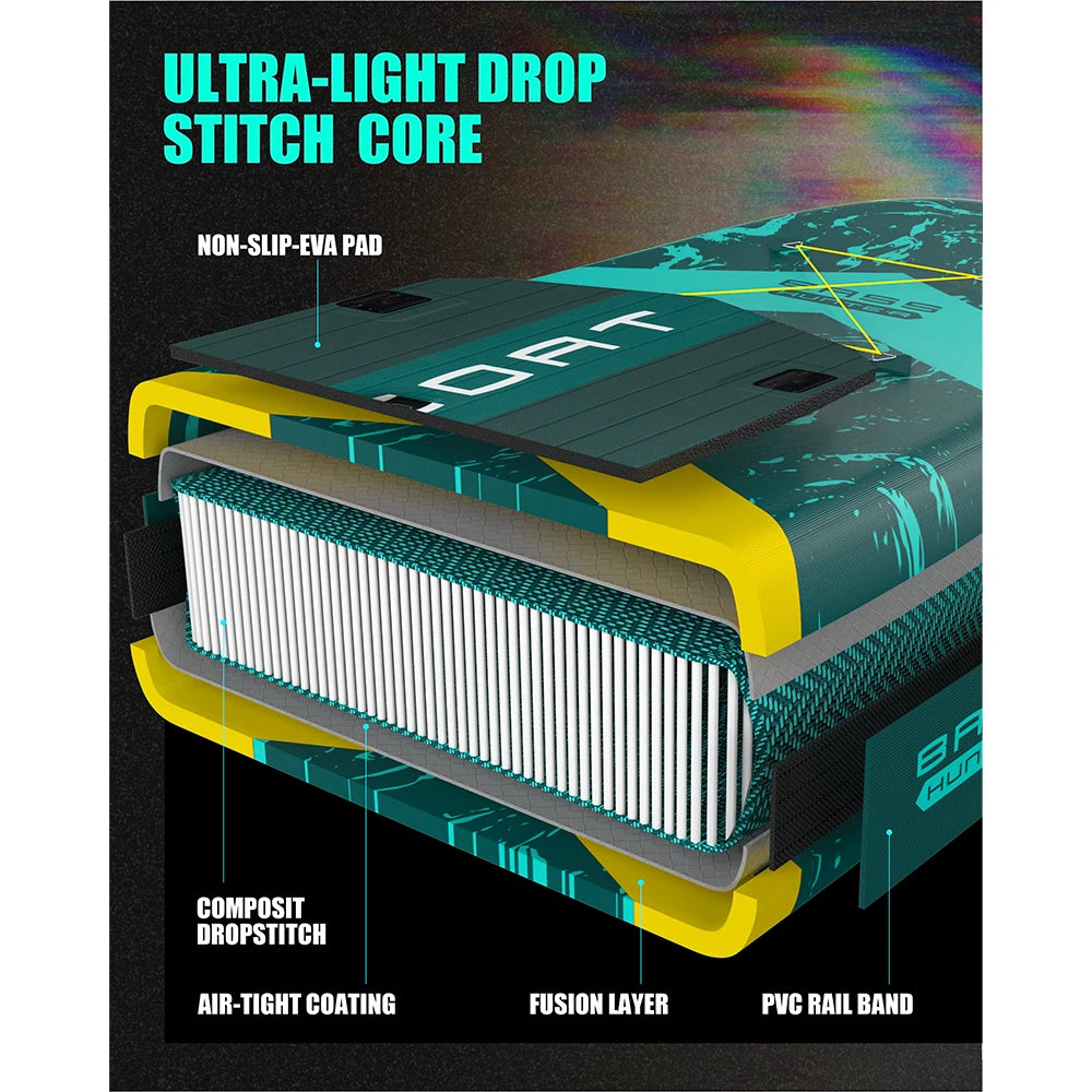 Myboat SUB Waterproof Inflatable Paddle Board 11'6''x35''x6''Adult Standing Style Aquatic Fishing With Accessories SUP сапборд