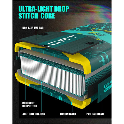 Myboat SUB Waterproof Inflatable Paddle Board 11'6''x35''x6''Adult Standing Style Aquatic Fishing With Accessories SUP сапборд