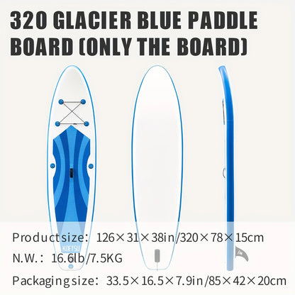 KOETSU 320 Inflatable SUP Standing Paddle Single Board,  for Outdoor Water Sports, Surfing, Rowing, Leisure