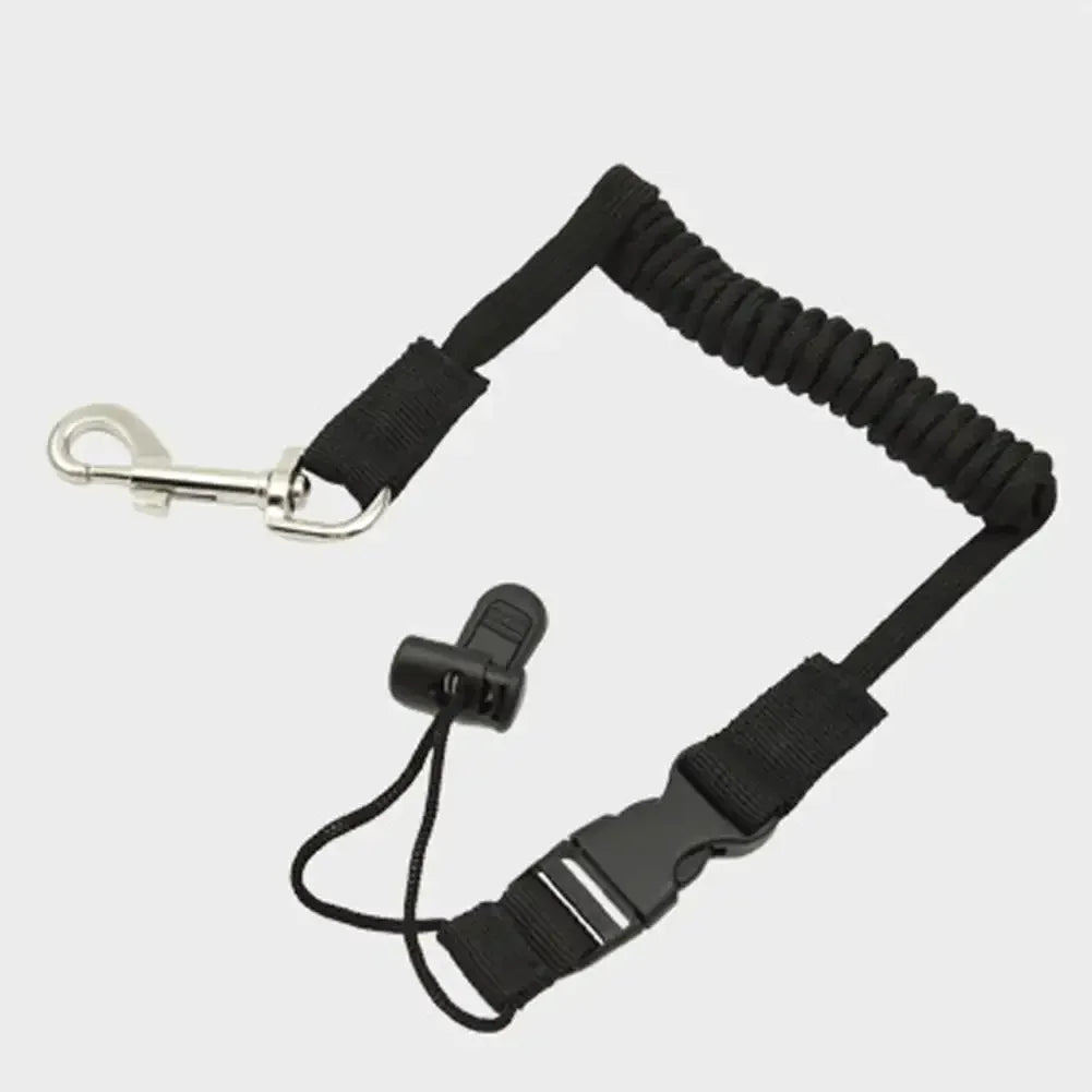 Kayak Paddle Safety Rope Spring Loaded Slip Cord Inflatable Paddleboard Kayak Surf Paddling Tie Down Paddle Holder Water Sports