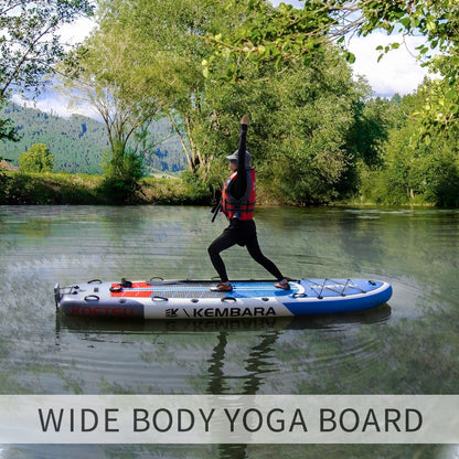 koetsu Wide Body Inflatable Stand Up Paddle Board SUP Board 3 to 5 people Padding Water Parents and Children PVC Wakeboard