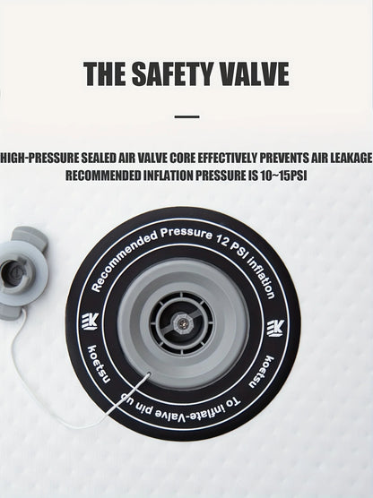 KOETSU 320 Inflatable SUP Standing Paddle Single Board,  for Outdoor Water Sports, Surfing, Rowing, Leisure