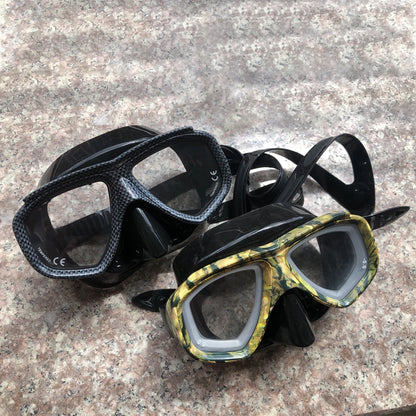 Customize Myopia Diving Mask Snakeskin Anti Fog for Spearfishing Gear Swimming Masks Googles Nearsighted Lenses Short-sighted