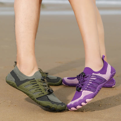 Unisex Quick-drying Aqua Shoes Non-slip Drainage Beach Swimming Pool Surf Wading Diving Boating Kayaking Water Sneakers