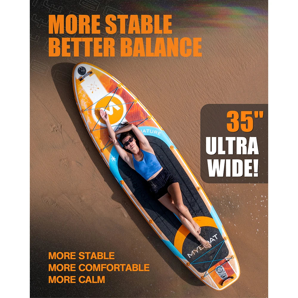 SUP Waterproof Inflatable Paddle Board 11'6''x34''x6"