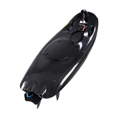 High-Speed Carbon Fiber Electric Surfboard, Jet Power with Li-ion NMC Battery & New Control System, Ribbed KeelEPPforWaterSports