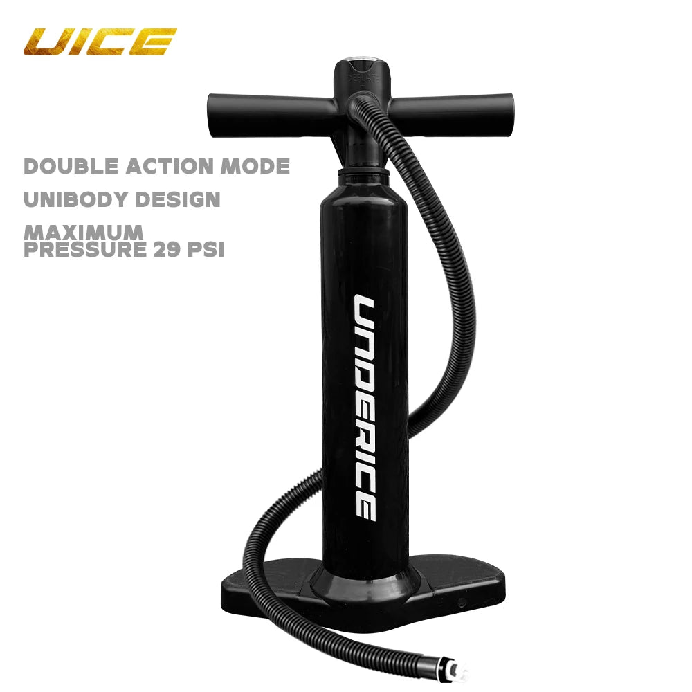 UICE 29psi High Pressure Inflation Air Hand Pump Detachable Handle SUP Stand up Paddle Board Surfboard Inflatable Boat Kayak