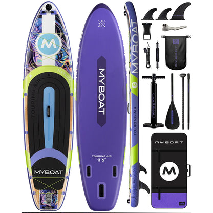 SUP Waterproof Inflatable Paddle Board 11'6''x34''x6"