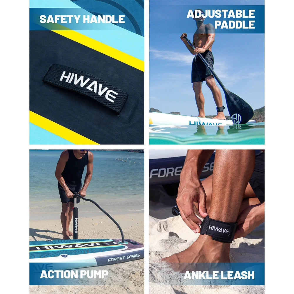 Myboat HIWAVE Waterproof Inflatable Paddle Sup Board Adult Standing Style Aquatic With Accessories SUB