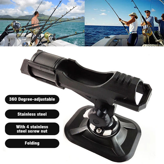 Inflatable Boat Accessory Dinghy Raft Fishing Tool Rod Holder Device Pole Sup Board Kayak Fixer Fix Pole Canoeing Mount Angle