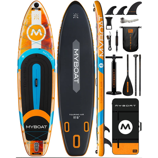 SUP Waterproof Inflatable Paddle Board 11'6''x34''x6"