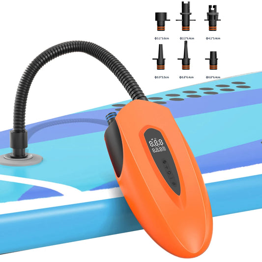 20PSI SUP Boat Inflatable Pump with Auto Shut Off Stand Up Paddle Board Pump Digital Display for Inflatables Kayaks Boats