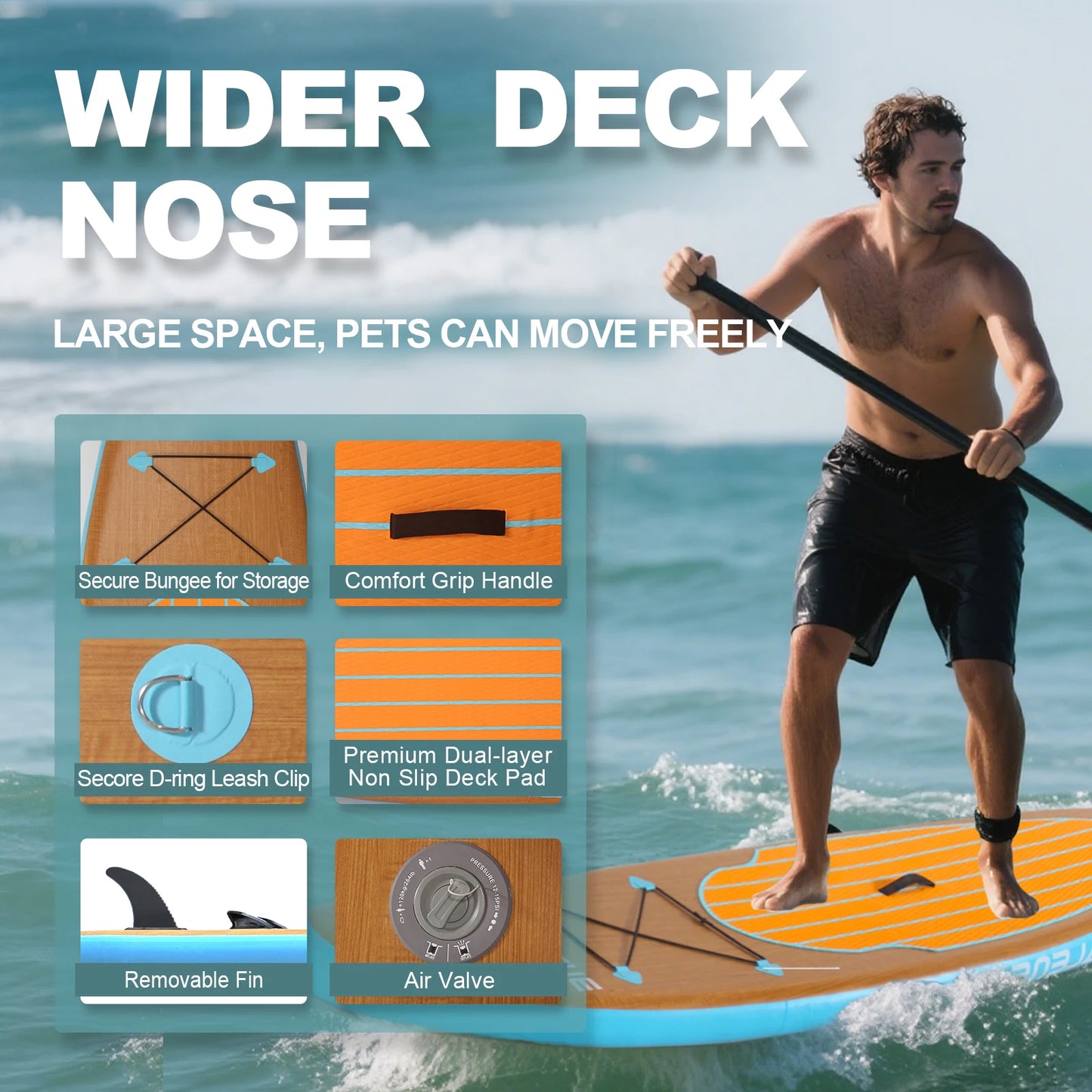 CADALENE Inflatable Paddle Board