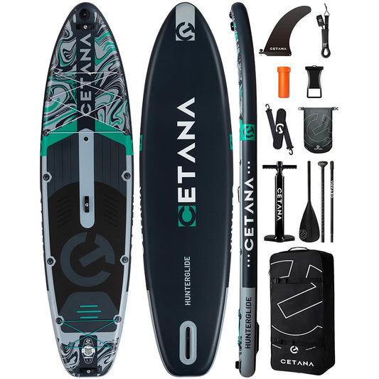 CETANA SUP Waterproof Inflatable Paddle Board 11'6'x35'x6' Standing Style Aquatic With Fishing Accessories SUB Board